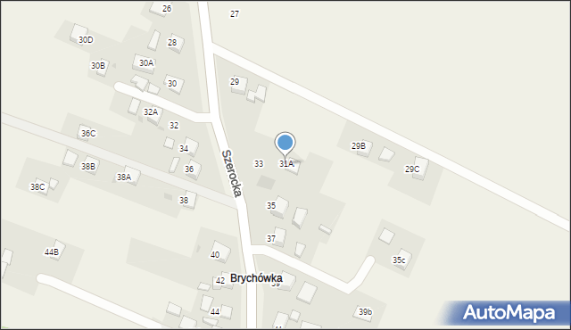 Świerklany, Szerocka, 31A, mapa Świerklany