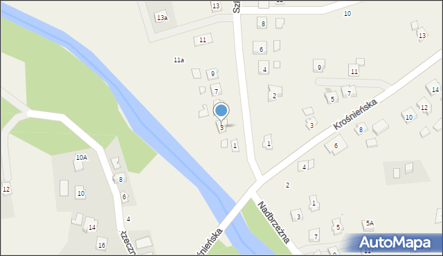 Świerzowa Polska, Szkolna, 3, mapa Świerzowa Polska