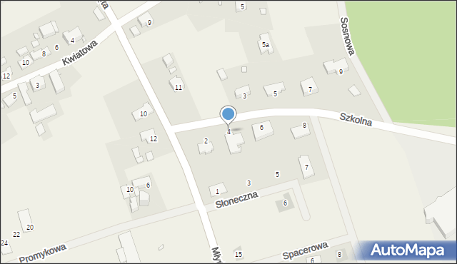 Święta, Szkolna, 4, mapa Święta