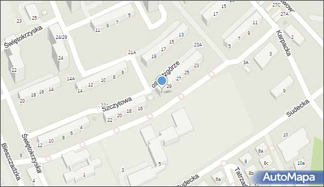 Świętochłowice, Szczytowa, 31, mapa Świętochłowice