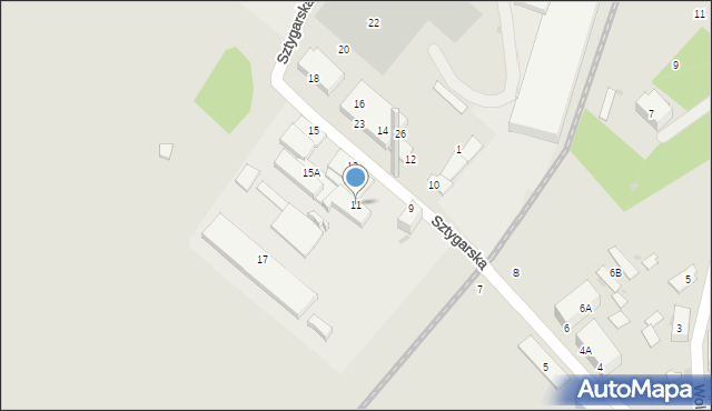 Świętochłowice, Sztygarska, 11, mapa Świętochłowice