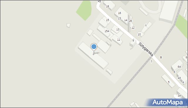 Świętochłowice, Sztygarska, 17, mapa Świętochłowice