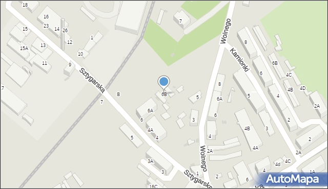 Świętochłowice, Sztygarska, 6B, mapa Świętochłowice
