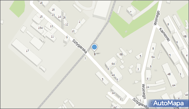 Świętochłowice, Sztygarska, 8, mapa Świętochłowice