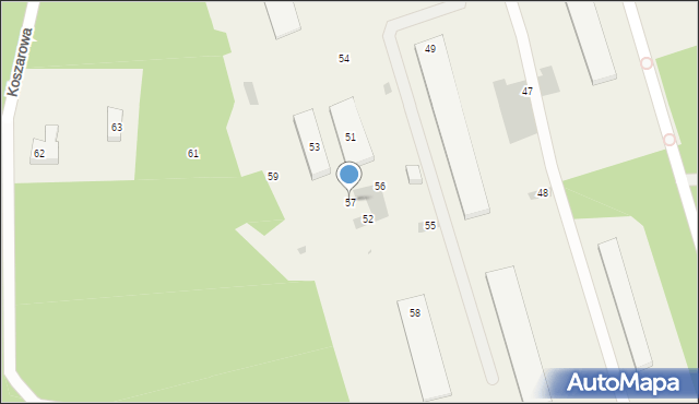 Świętoszów, Sztabowa, 57, mapa Świętoszów