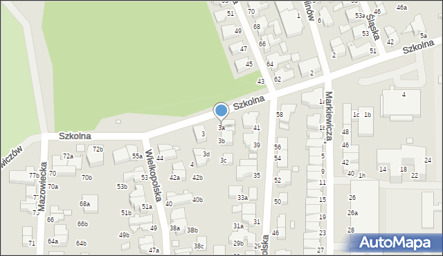 Świnoujście, Szkolna, 3a, mapa Świnoujście