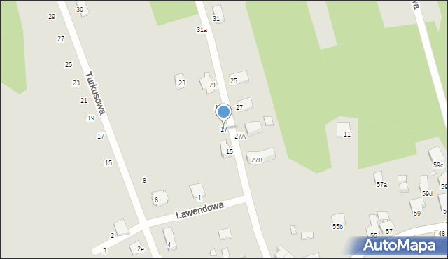 Świnoujście, Szmaragdowa, 17, mapa Świnoujście