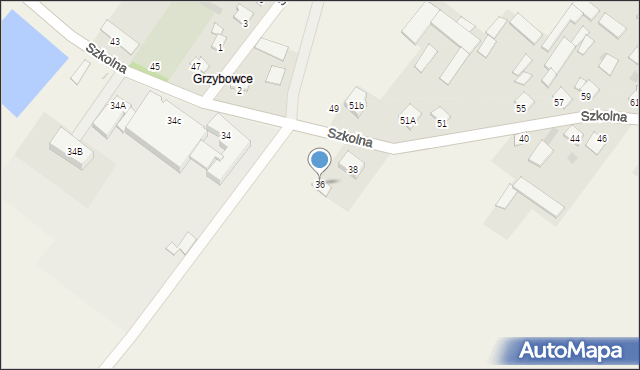 Swory, Szkolna, 36, mapa Swory