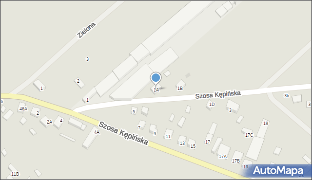 Syców, Szosa Kępińska, 1A, mapa Syców