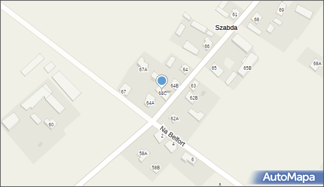 Szabda, Szabda, 64C, mapa Szabda