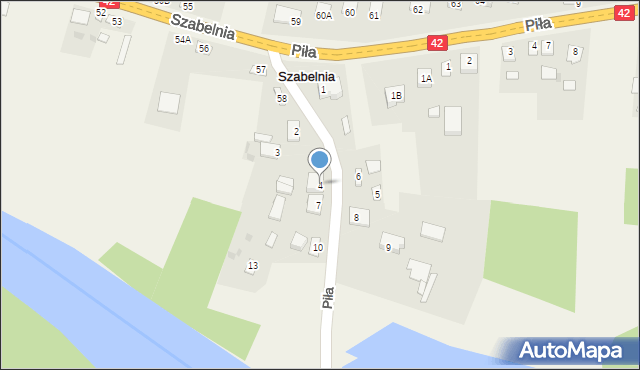 Szabelnia, Szabelnia, 4, mapa Szabelnia