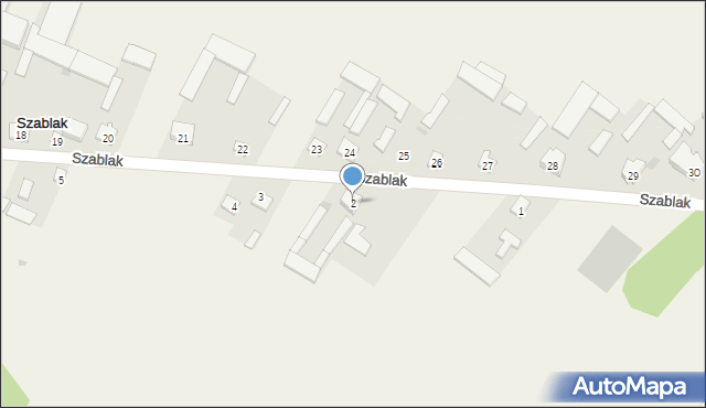Szablak, Szablak, 2, mapa Szablak