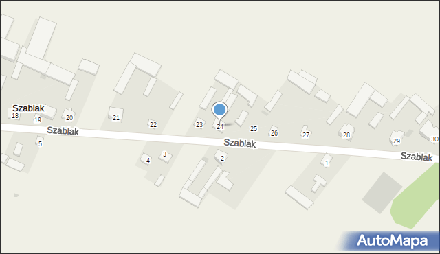 Szablak, Szablak, 24, mapa Szablak