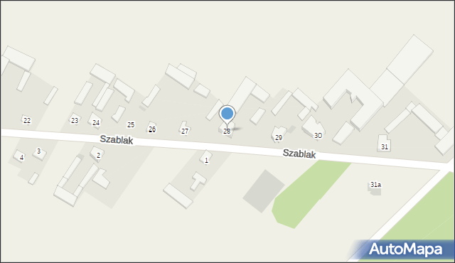 Szablak, Szablak, 28, mapa Szablak