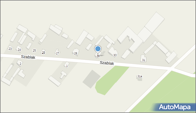 Szablak, Szablak, 29, mapa Szablak