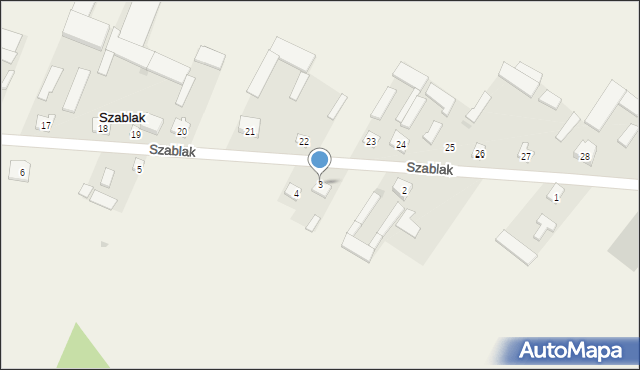 Szablak, Szablak, 3, mapa Szablak