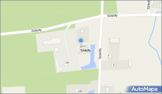 Szaciły, Szaciły, 10, mapa Szaciły