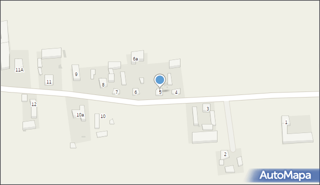 Szadek, Szadek, 5, mapa Szadek