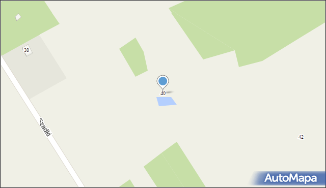 Szadki, Szadki, 40, mapa Szadki