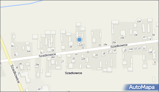Szadkowice, Szadkowice, 23, mapa Szadkowice