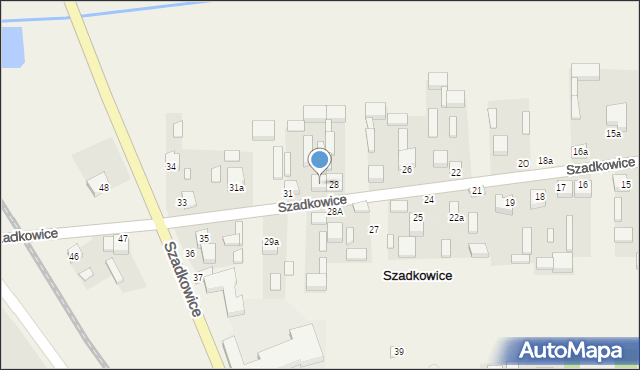 Szadkowice, Szadkowice, 30, mapa Szadkowice