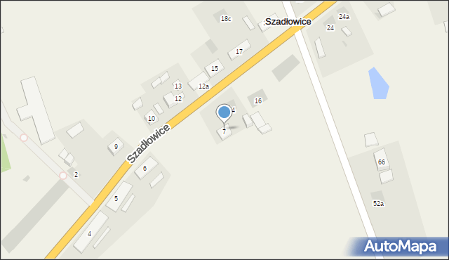 Szadłowice, Szadłowice, 8, mapa Szadłowice