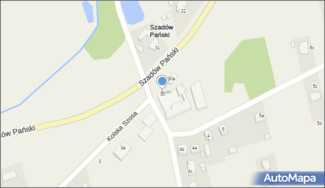 Szadów Pański, Szadów Pański, 30, mapa Szadów Pański