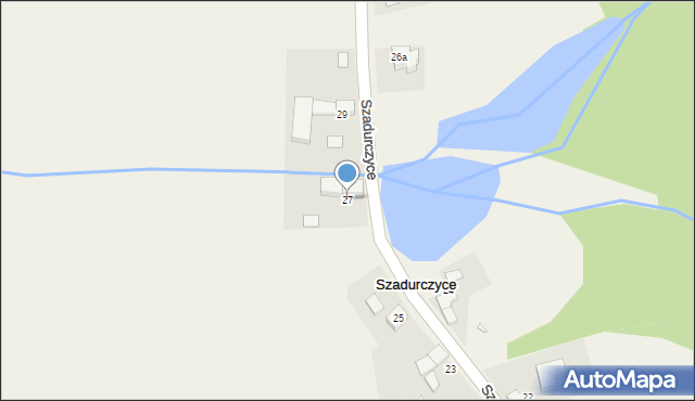 Szadurczyce, Szadurczyce, 27, mapa Szadurczyce