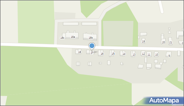 Szadzko, Szadzko, 17, mapa Szadzko