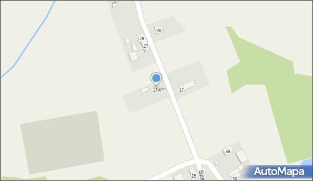 Szadzko, Szadzko, 27A, mapa Szadzko