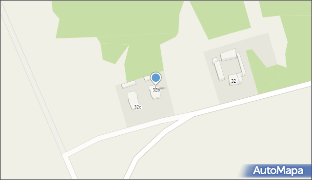 Szadzko, Szadzko, 32b, mapa Szadzko