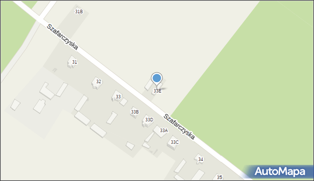 Szafarczyska, Szafarczyska, 33E, mapa Szafarczyska