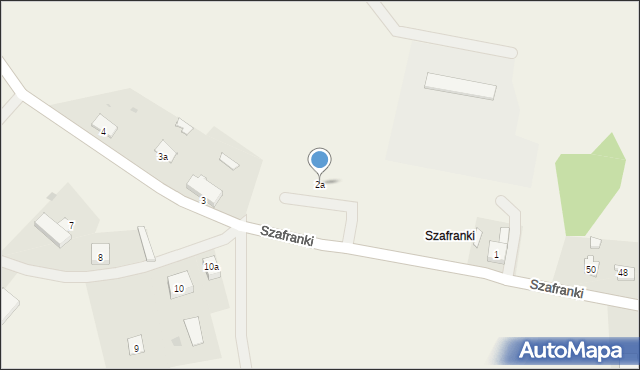 Szafranki, Szafranki, 2a, mapa Szafranki
