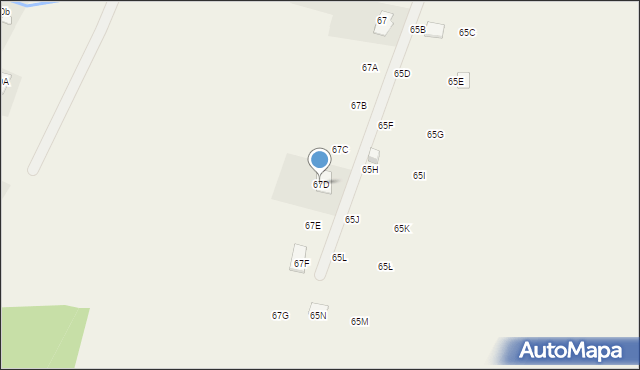 Szalejów Górny, Szalejów Górny, 67D, mapa Szalejów Górny