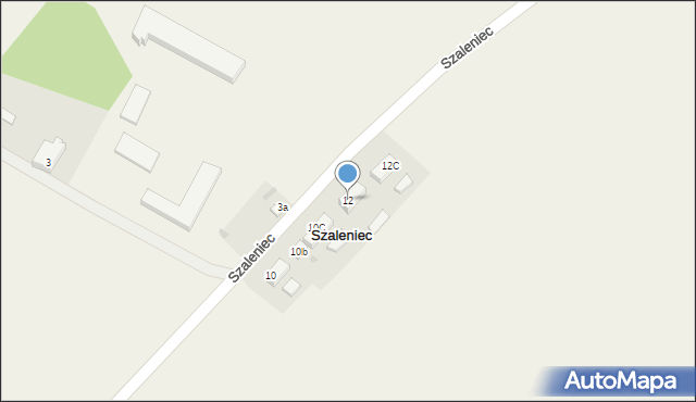 Szaleniec, Szaleniec, 12, mapa Szaleniec