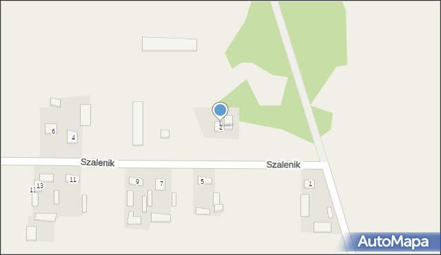 Szalenik, Szalenik, 2, mapa Szalenik