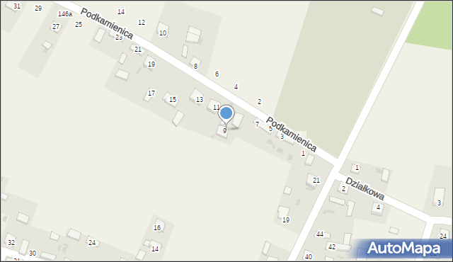 Szaniec, Szaniec, 126, mapa Szaniec