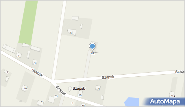 Szapsk, Szapsk, 6A, mapa Szapsk