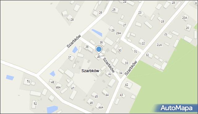 Szarbków, Szarbków, 40, mapa Szarbków