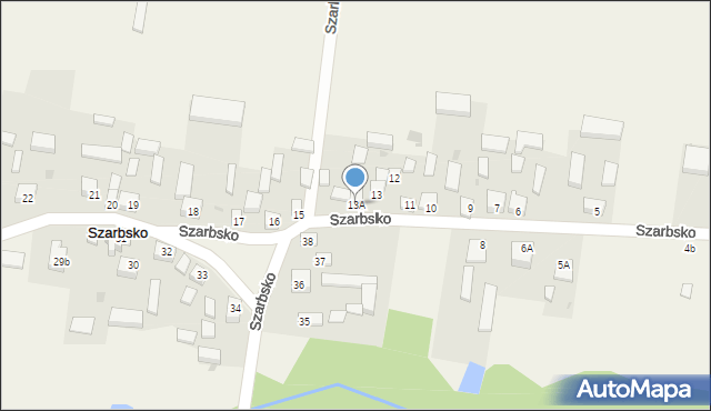 Szarbsko, Szarbsko, 13A, mapa Szarbsko