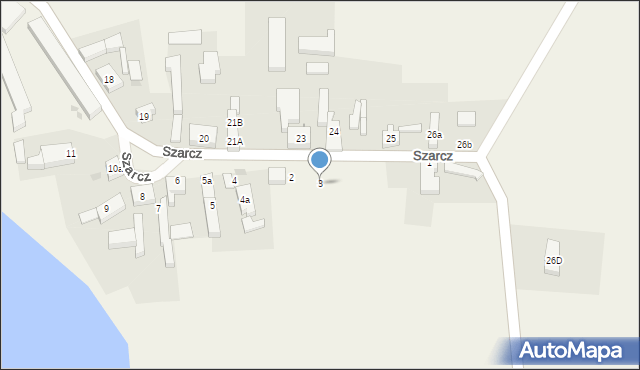 Szarcz, Szarcz, 3, mapa Szarcz