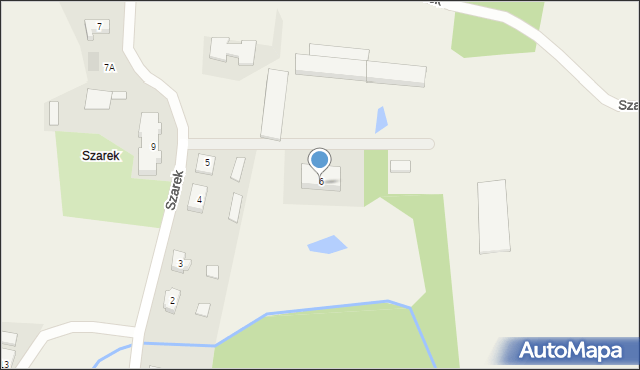 Szarek, Szarek, 8, mapa Szarek