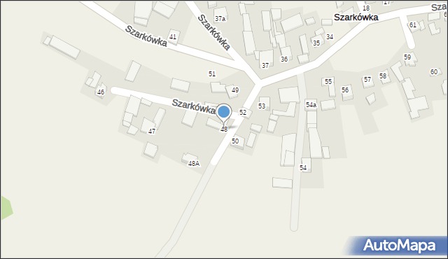 Szarkówka, Szarkówka, 48, mapa Szarkówka
