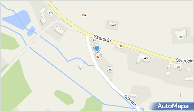 Szarocin, Szarocin, 61a, mapa Szarocin