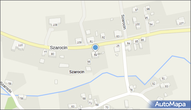 Szarocin, Szarocin, 64, mapa Szarocin