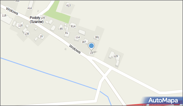 Szarów, Szarów, 13, mapa Szarów