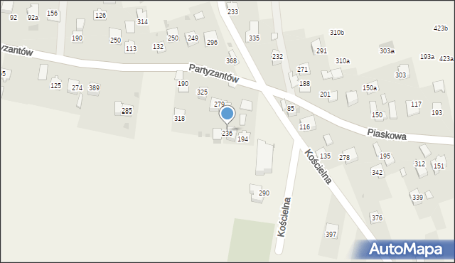 Szarów, Szarów, 236, mapa Szarów