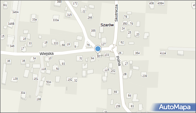 Szarów, Szarów, 30, mapa Szarów