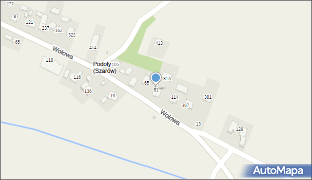 Szarów, Szarów, 81, mapa Szarów