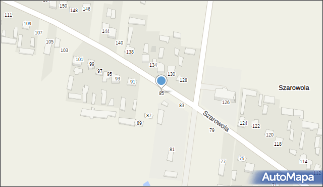 Szarowola, Szarowola, 85, mapa Szarowola